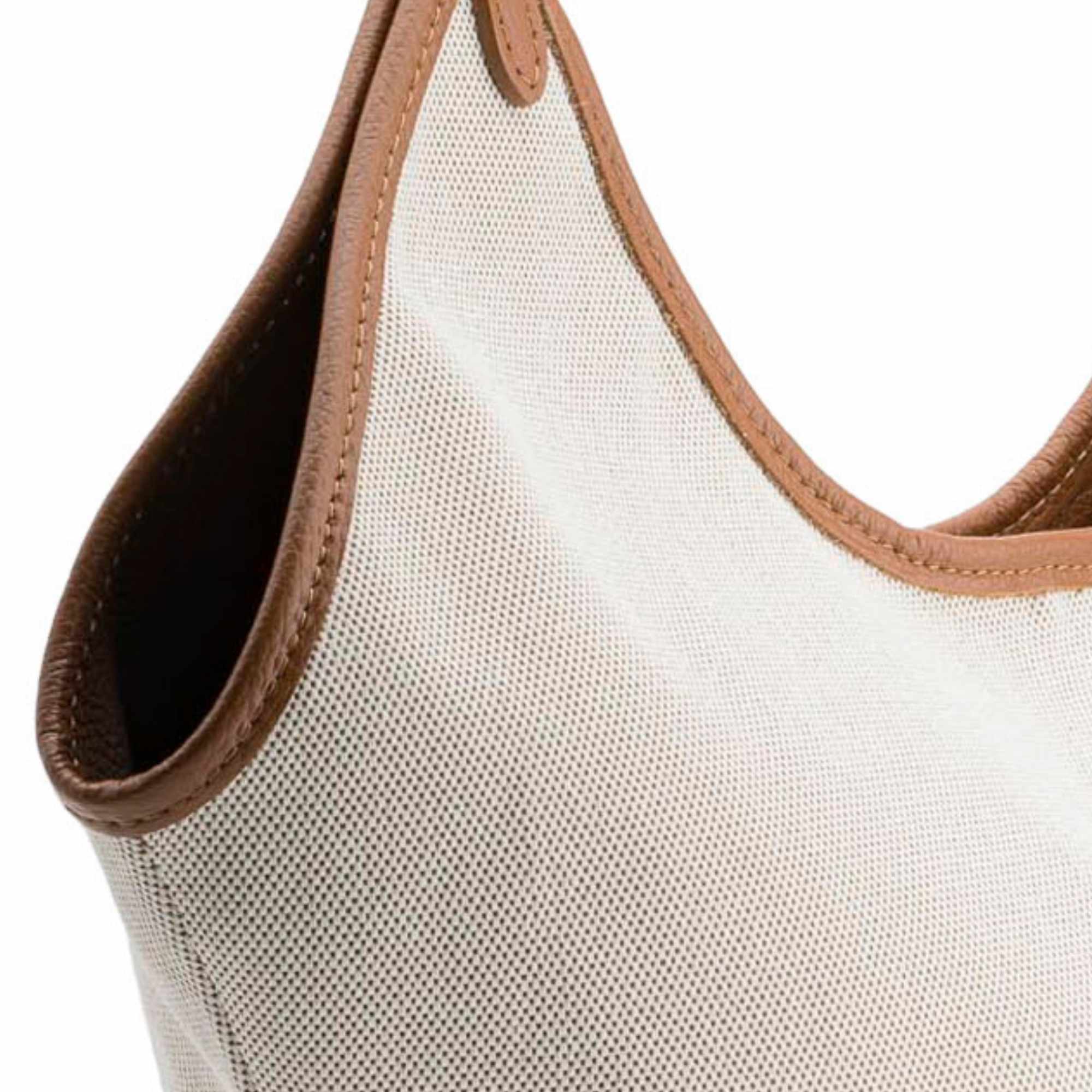 Positano Leather & canvas hazelnut