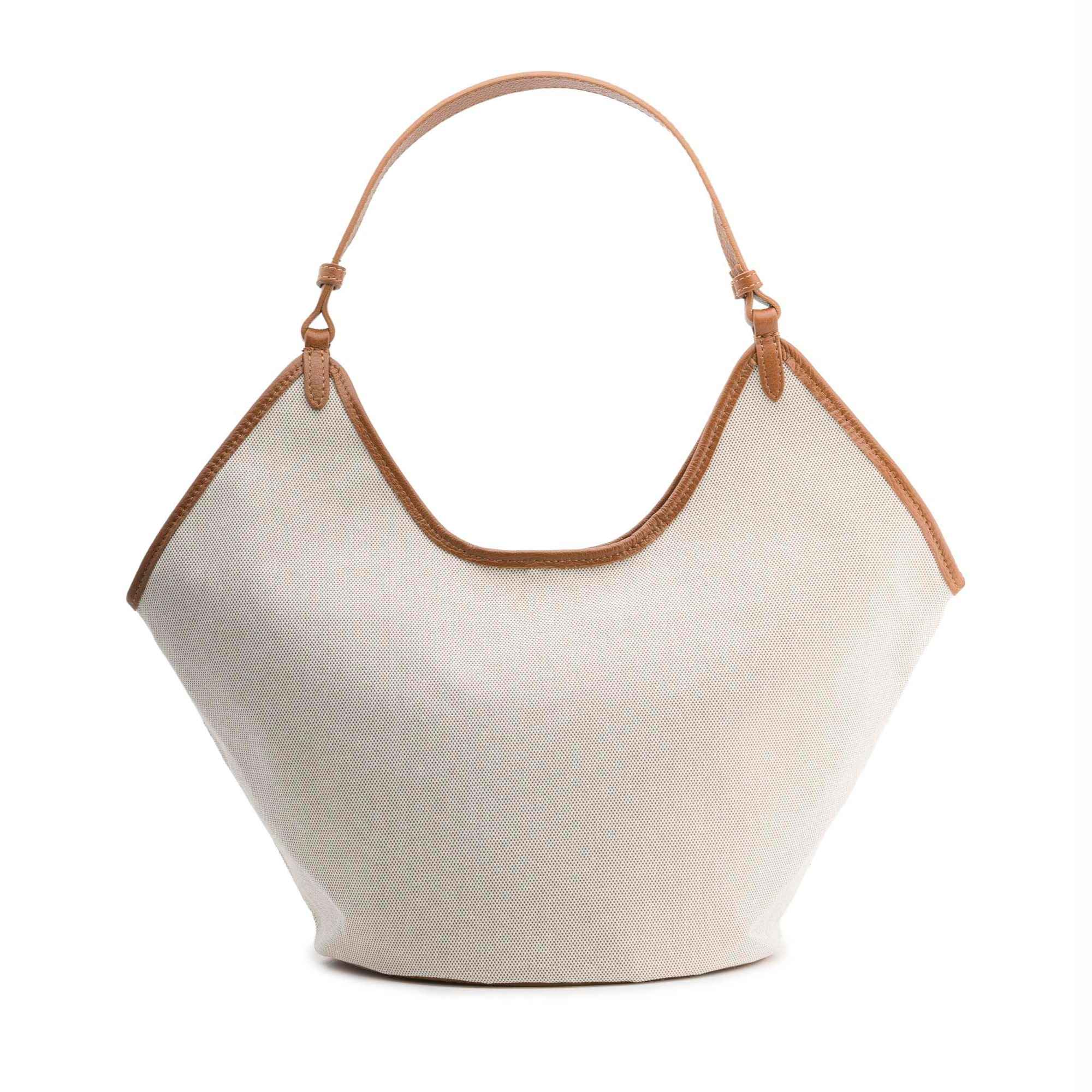 Positano Leather & canvas hazelnut