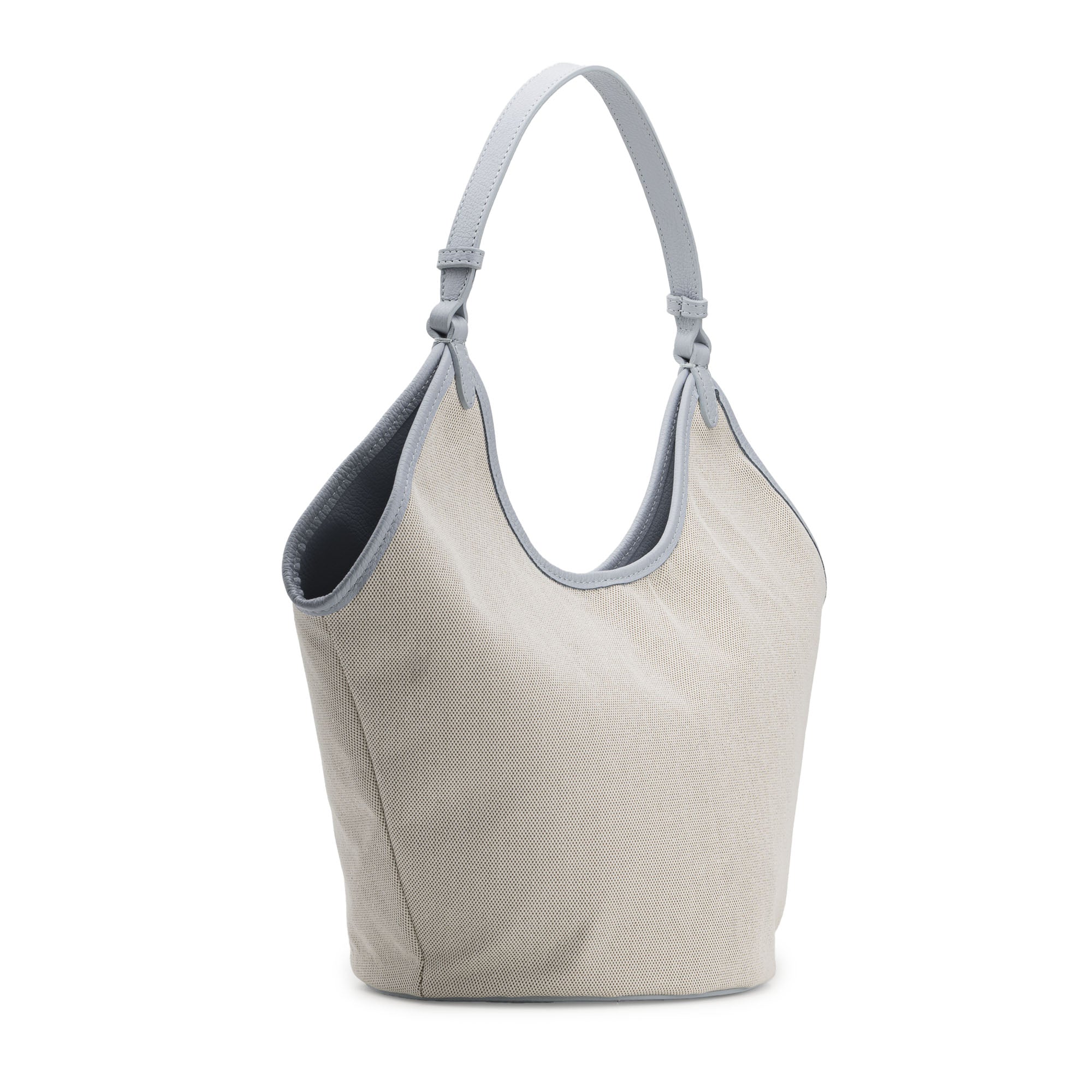 Positano Leather & canvas Aquamarine