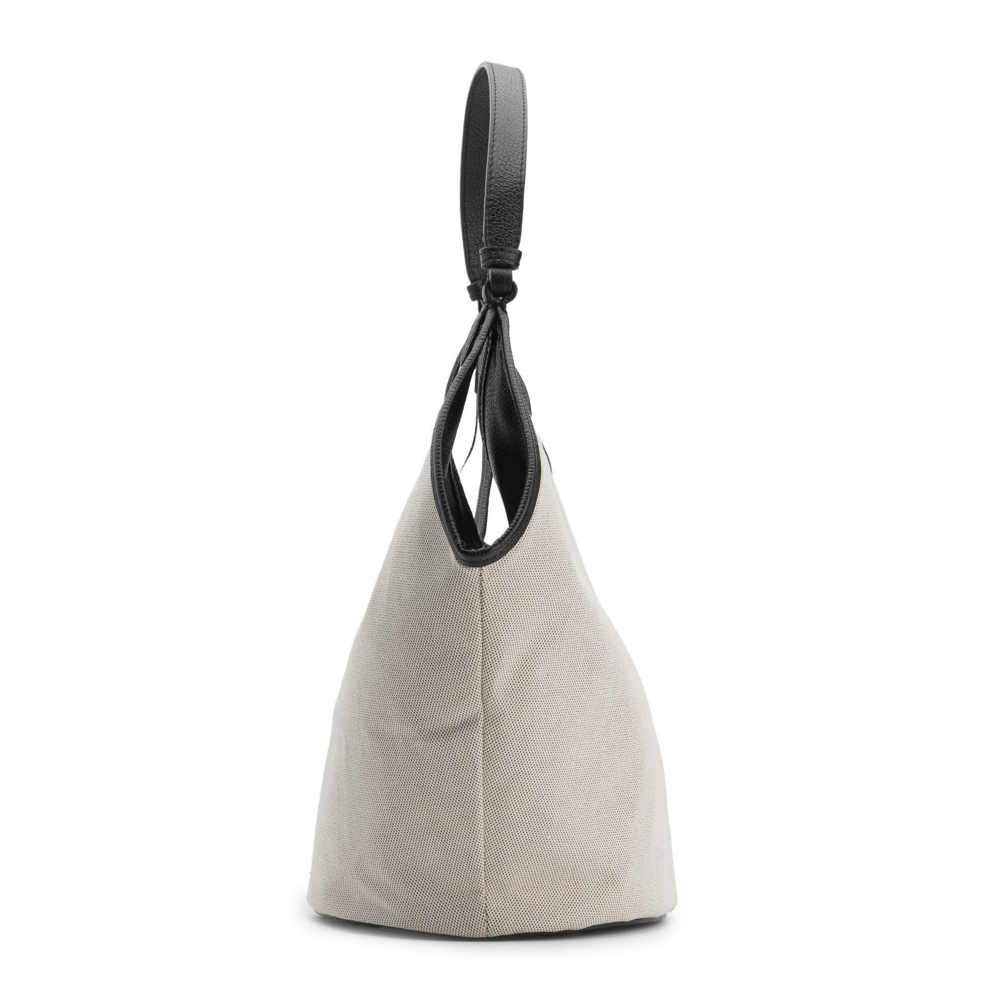 Positano Leather & canvas black