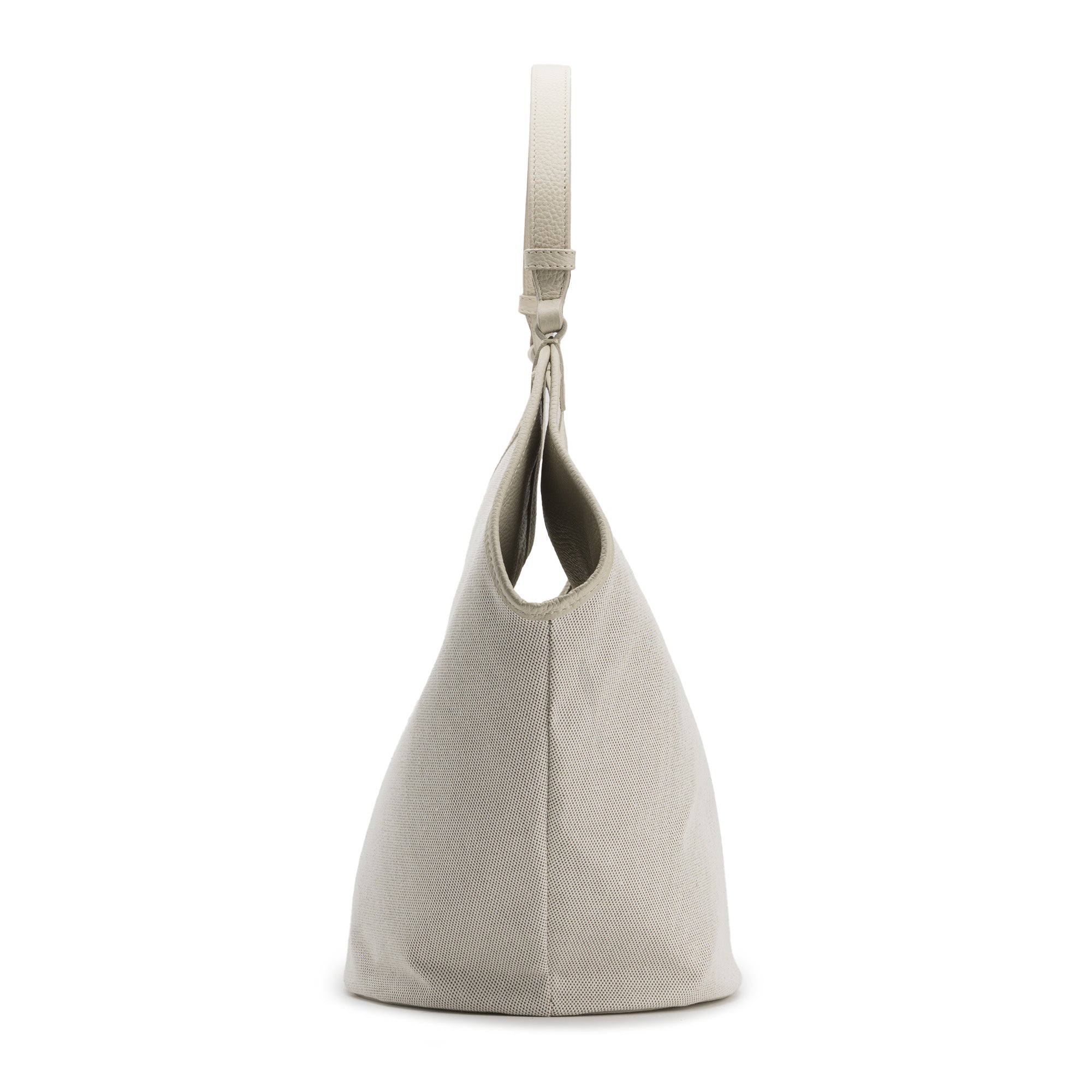 Positano Leather & canvas Cream