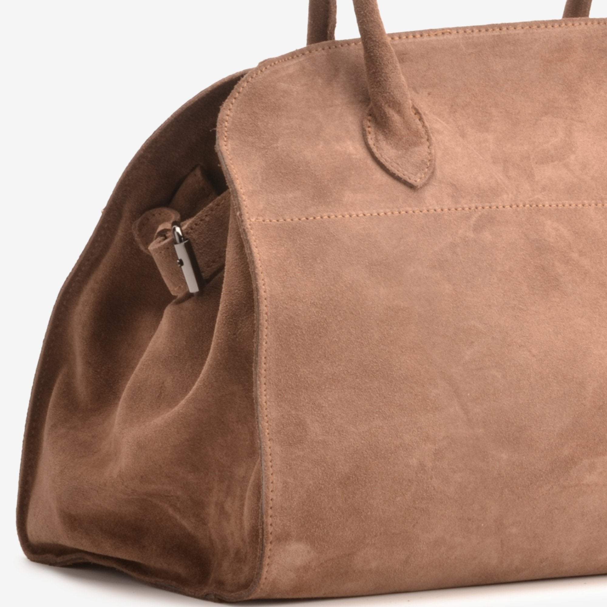 SOFT MILANO Leather Suède - Mocha Mousse