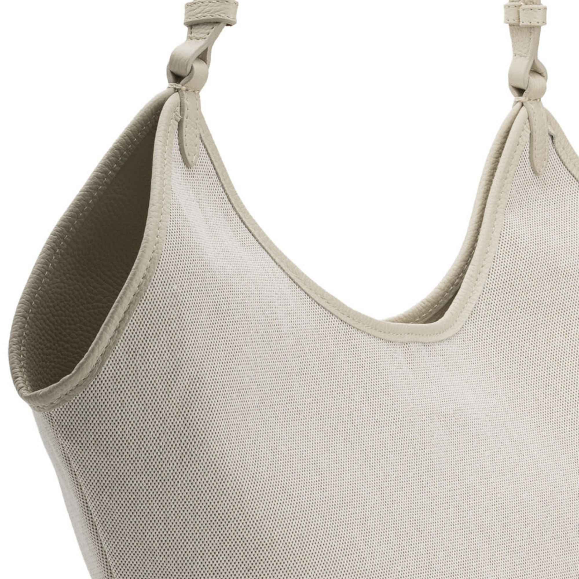 Positano Leather & canvas Cream