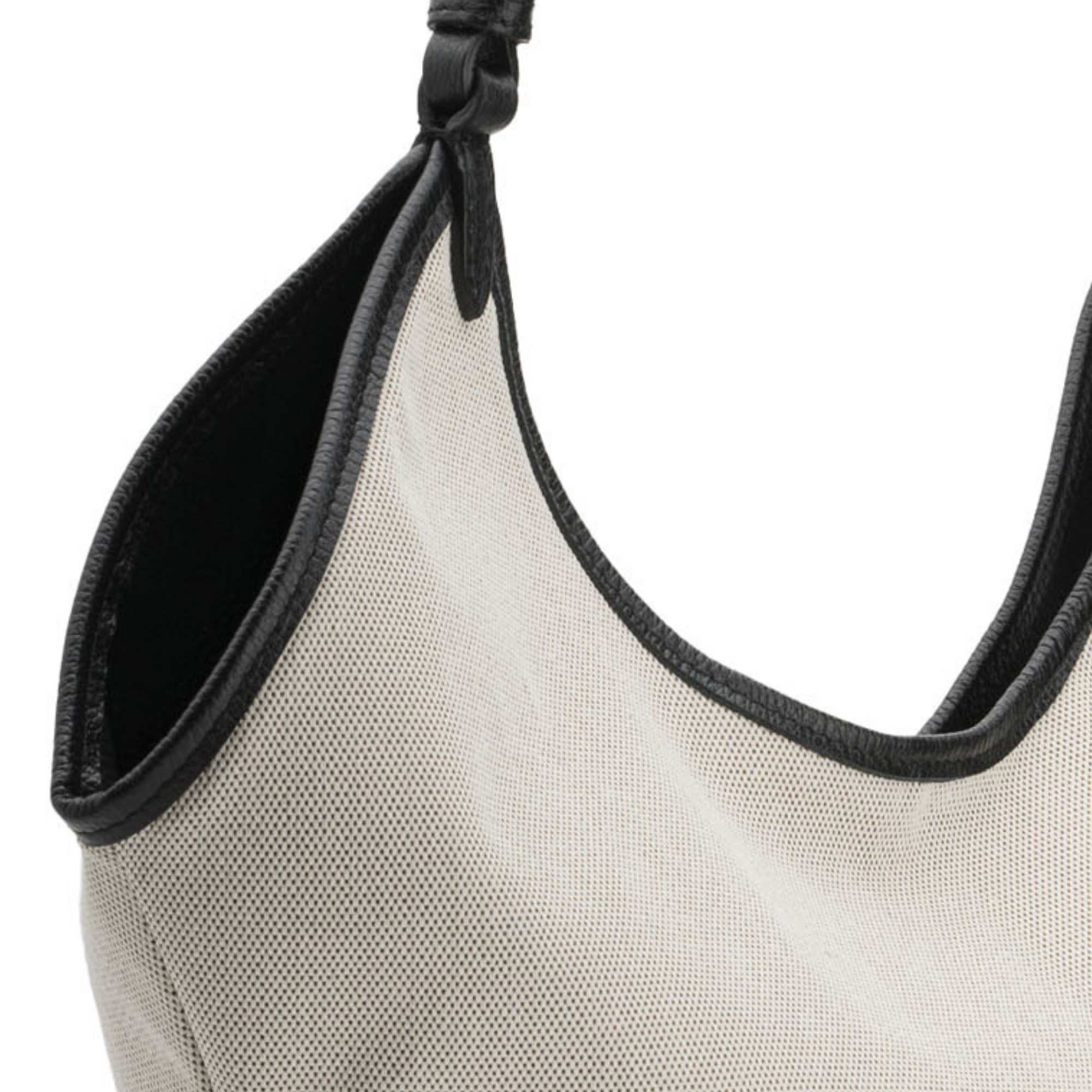 Positano Leather & canvas black