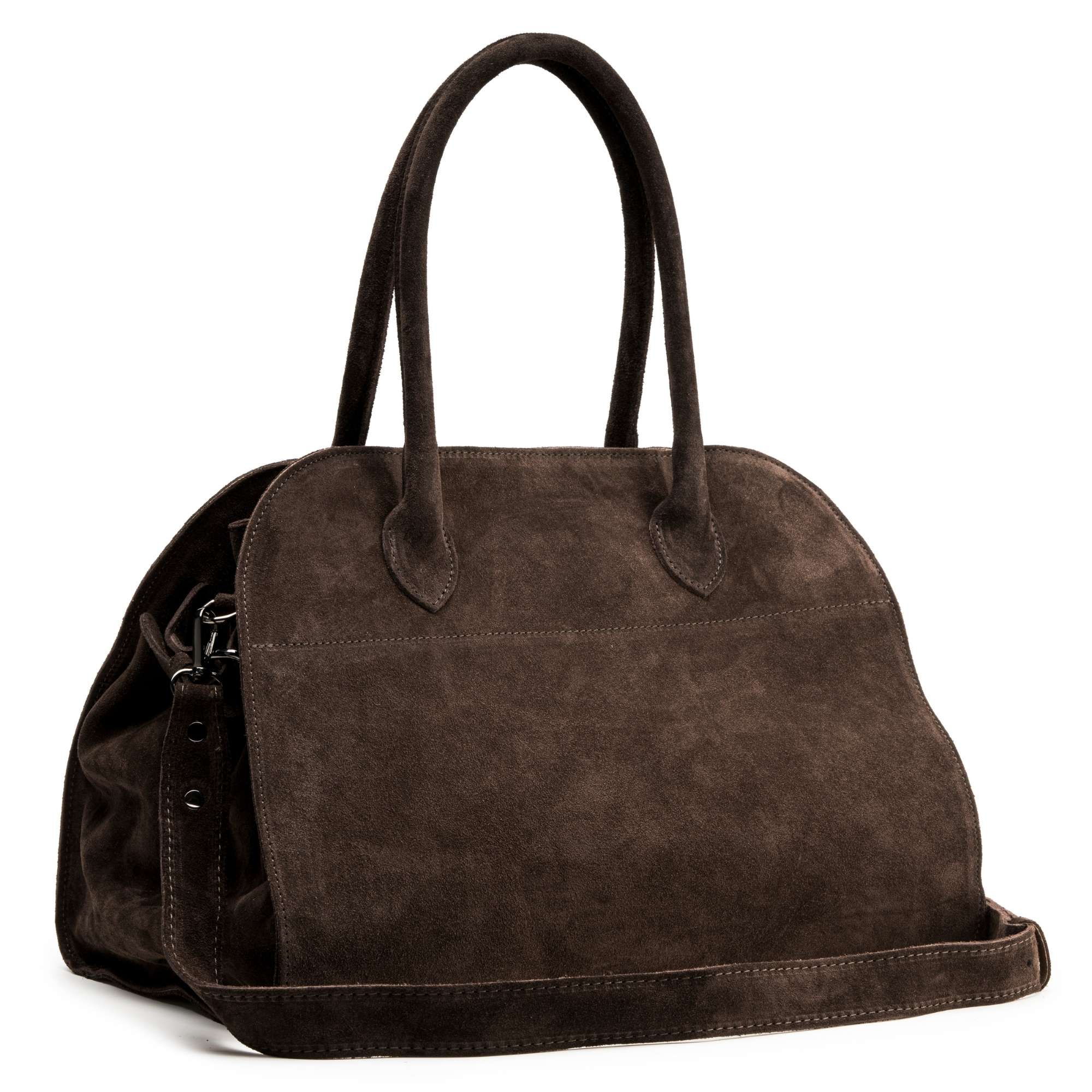 SOFT MILANO Leather Suède - Dark Mocha