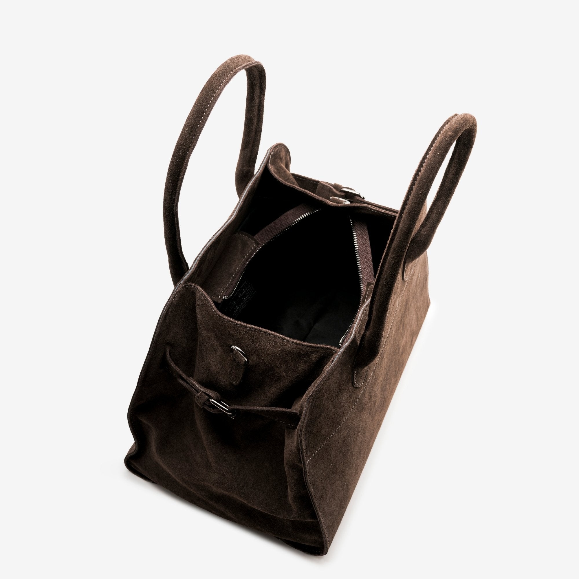 SOFT MILANO Leather Suède - Dark Mocha