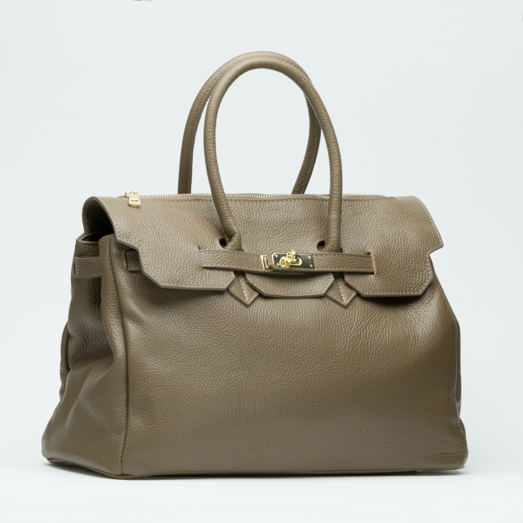 BERLIS MAXI 40 pelle - taupe