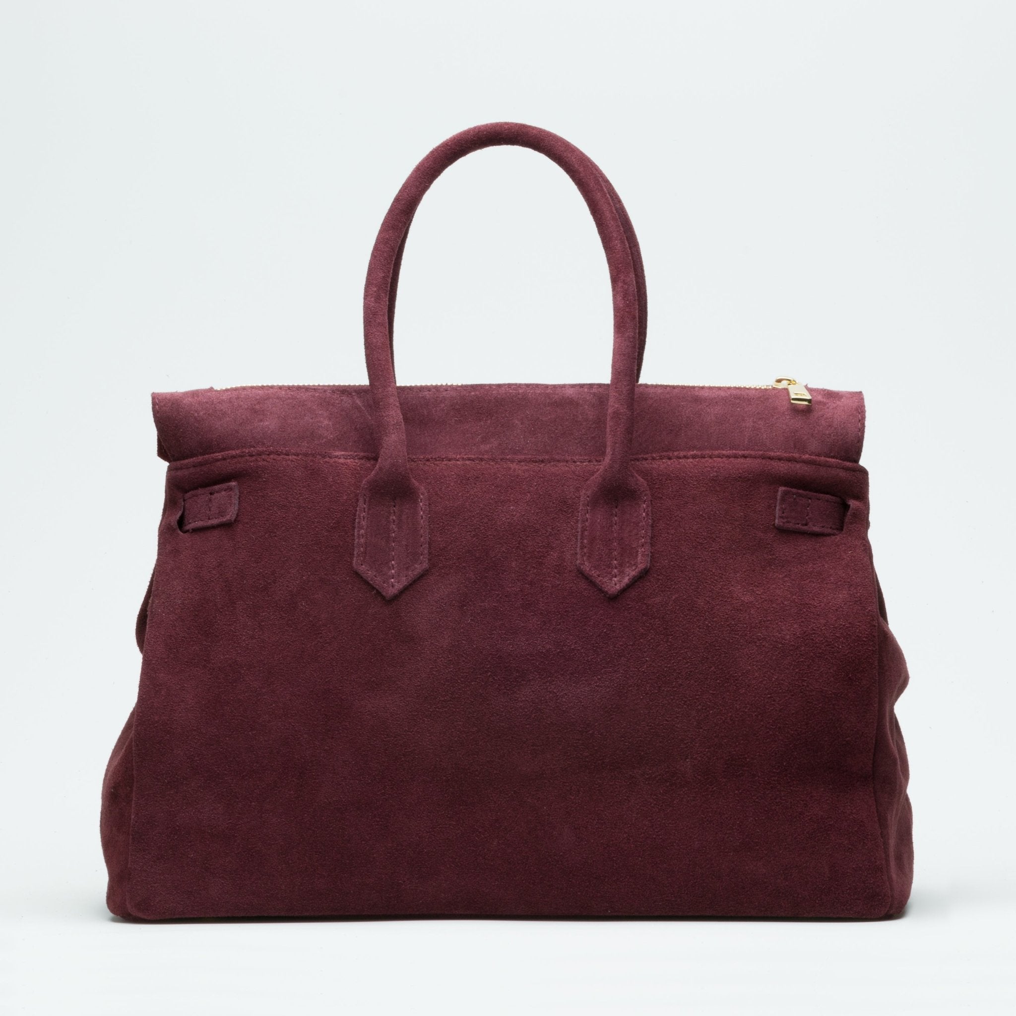 BERLIS MAXI 40 pelle suede scamosciata - bordeaux