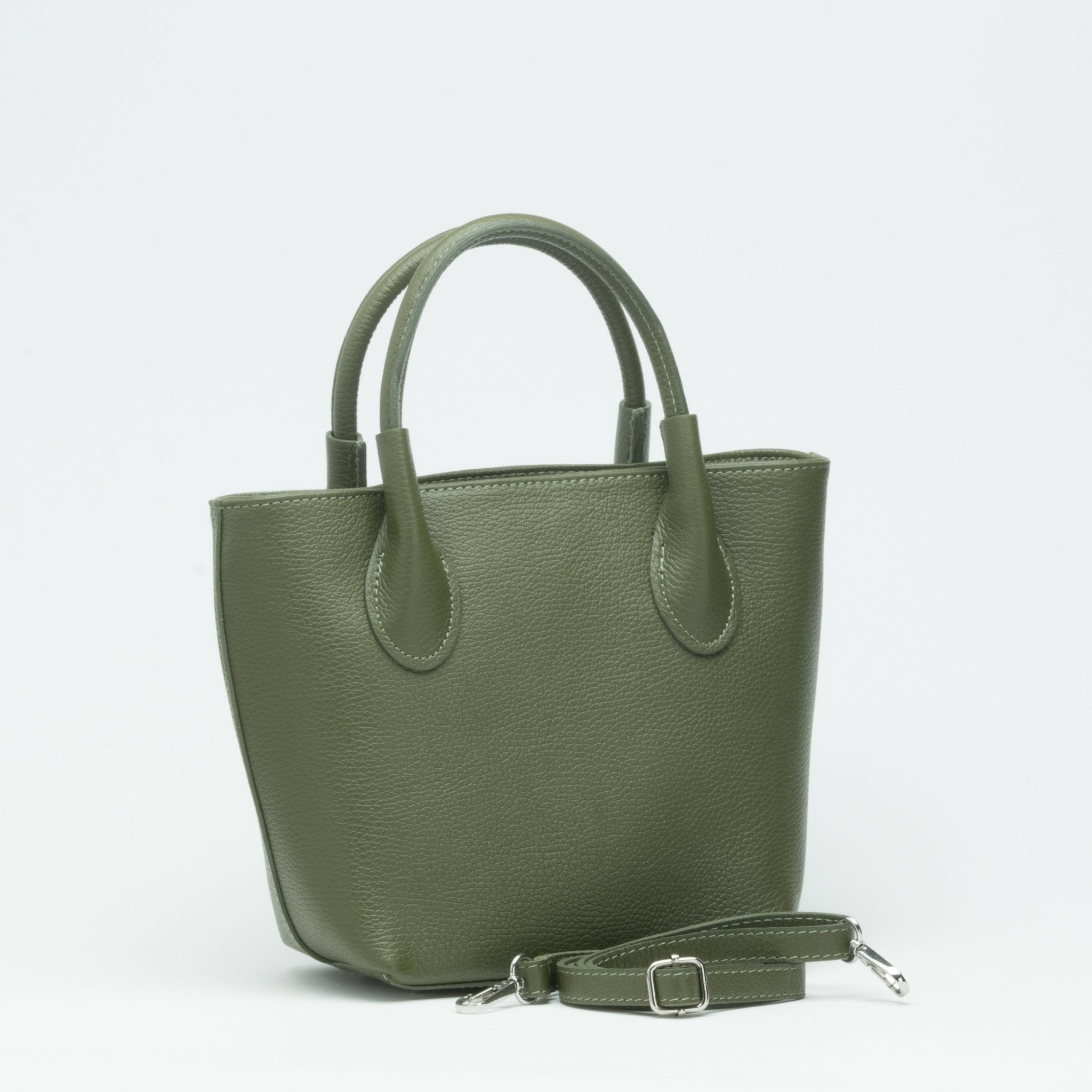 SEAU ELOISI 30 cuir - vert olive