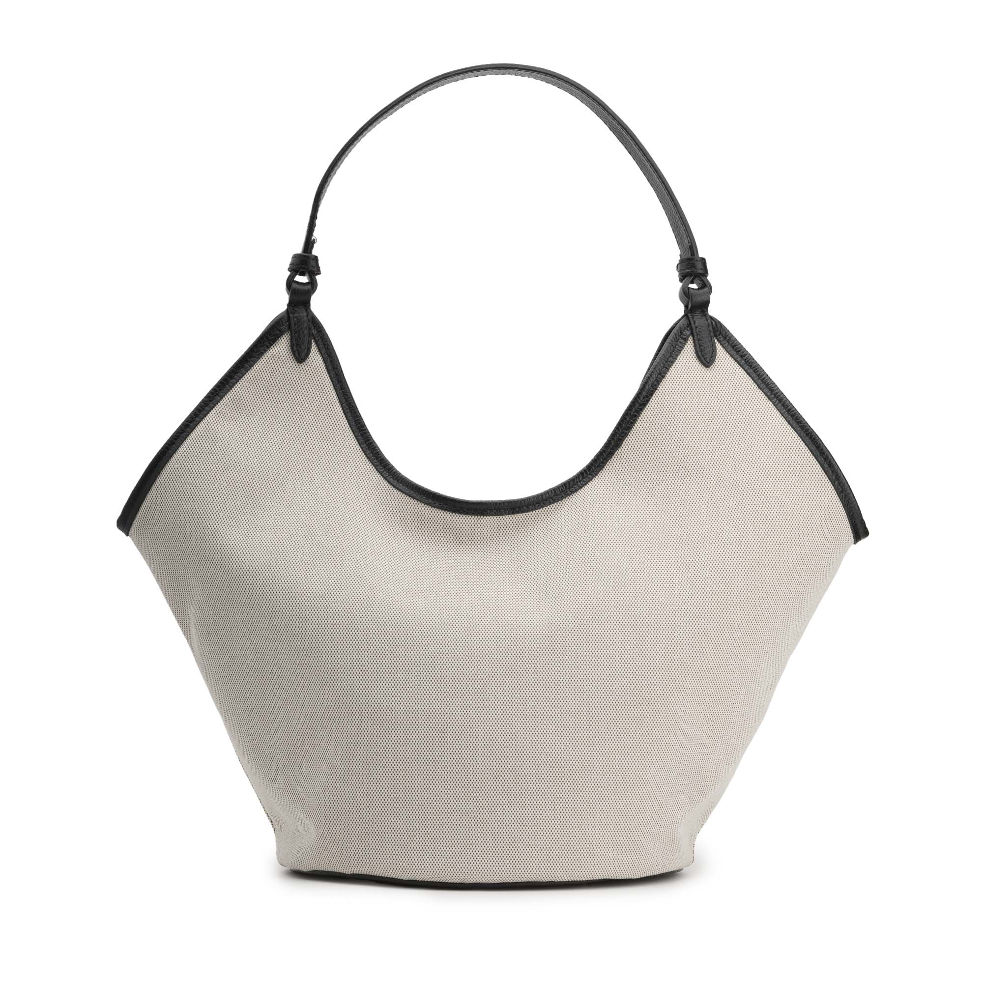 Positano Leather & canvas black