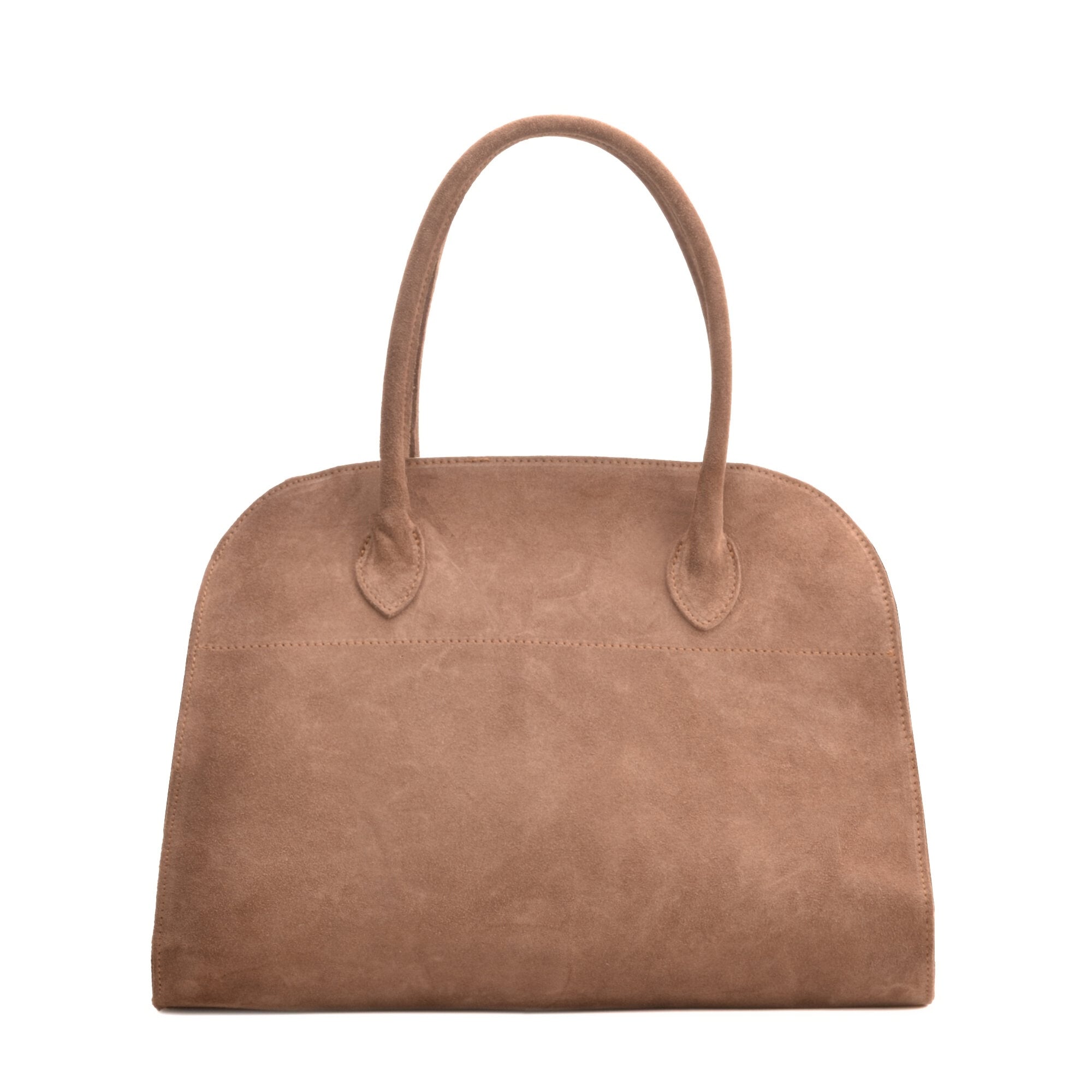 SOFT MILANO Leather Suède - Mocha Mousse