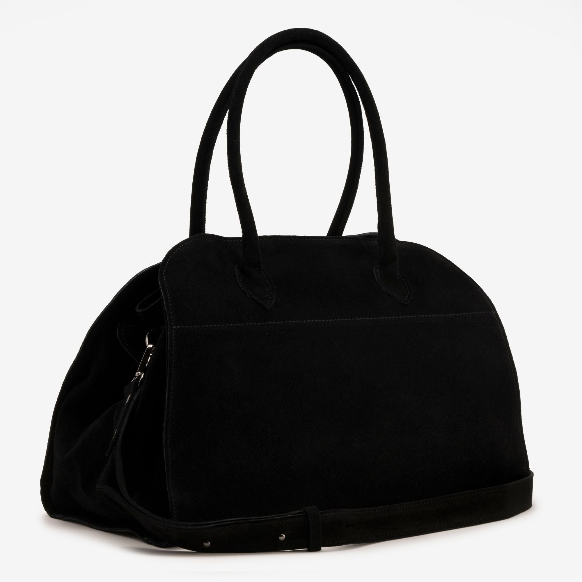SOFT MILANO Leather Suède - Black