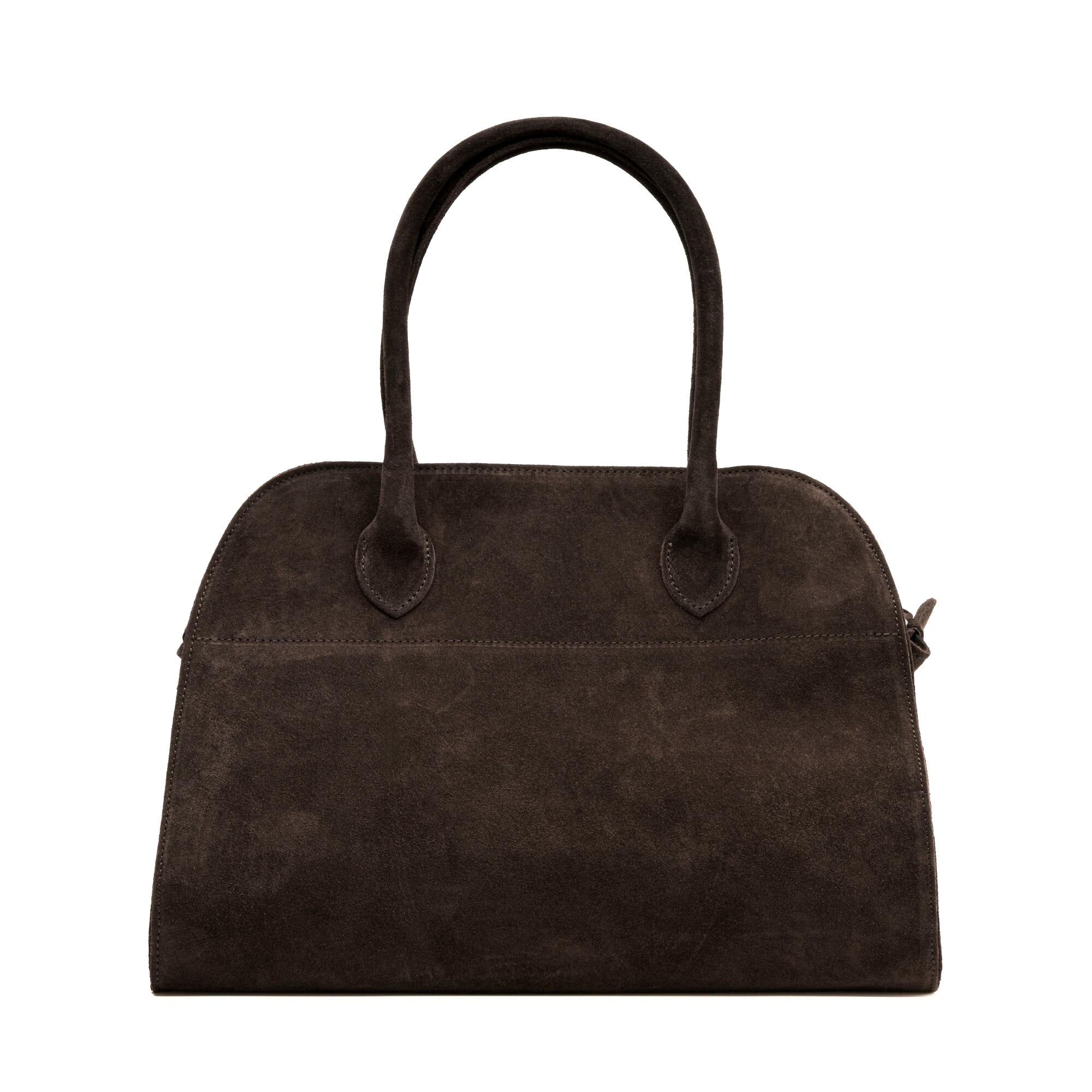 SOFT MILANO Leather Suède - Dark Mocha
