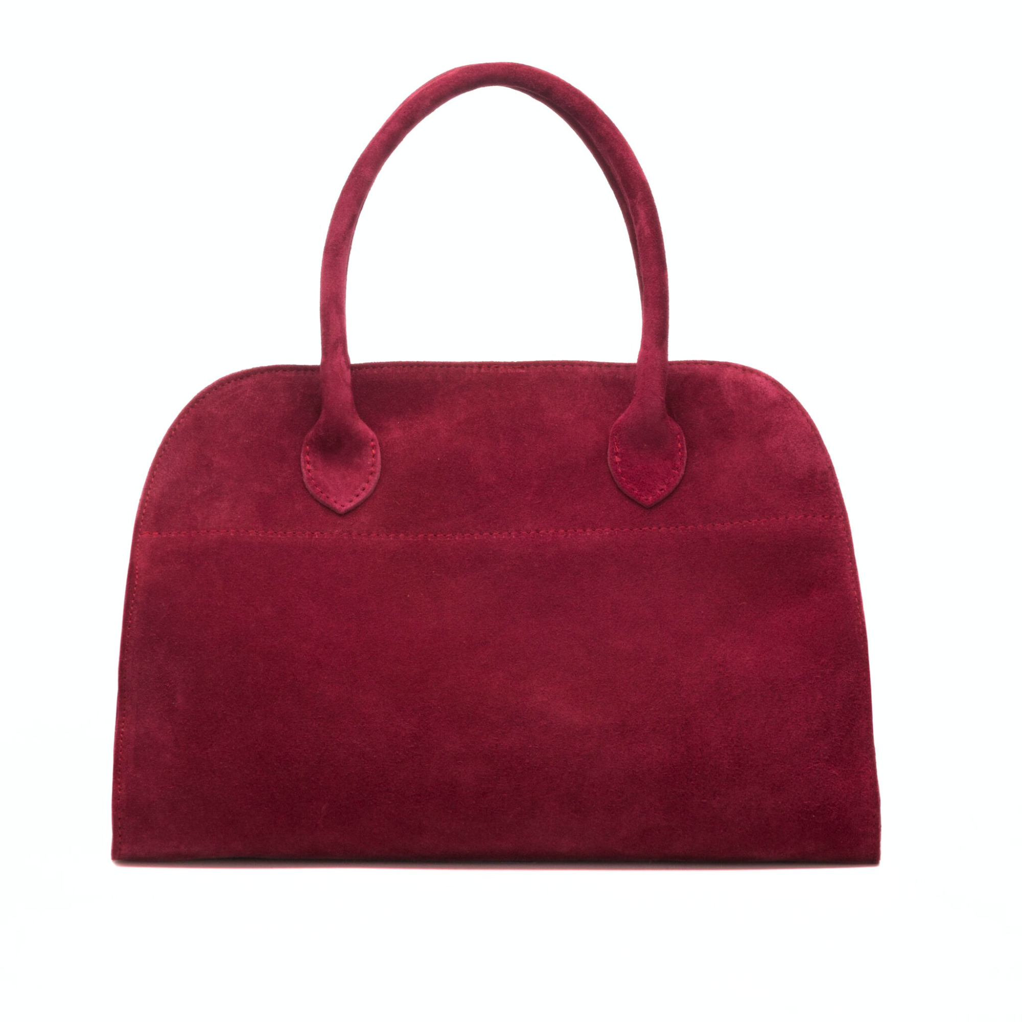 BOHEME MAXI 37 pelle suede  scamosciata - rosso rubino