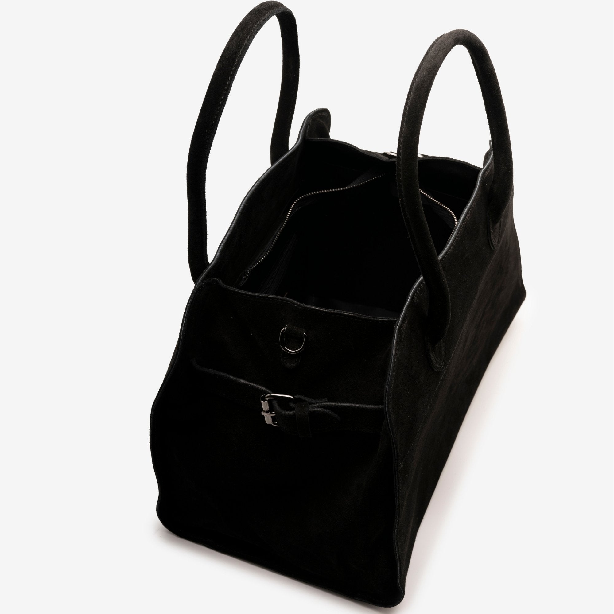 SOFT MILANO Leather Suède - Black